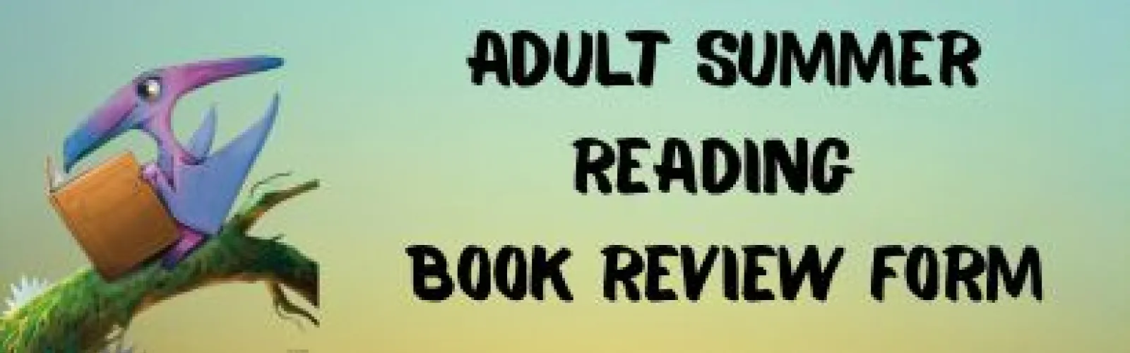 Adult Summer Reading Book Review Form
